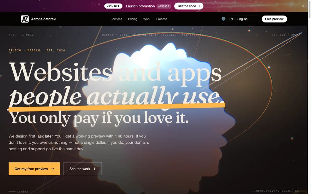 Aarons Zatorski homepage