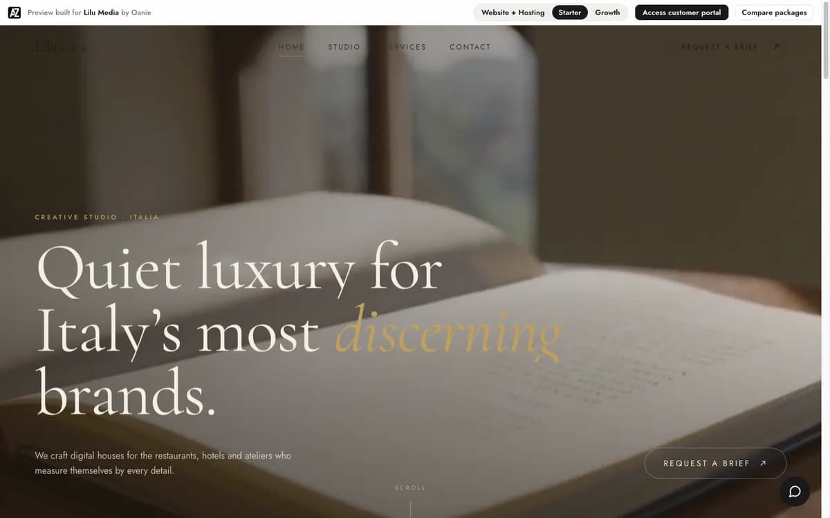 Lilu Media homepage